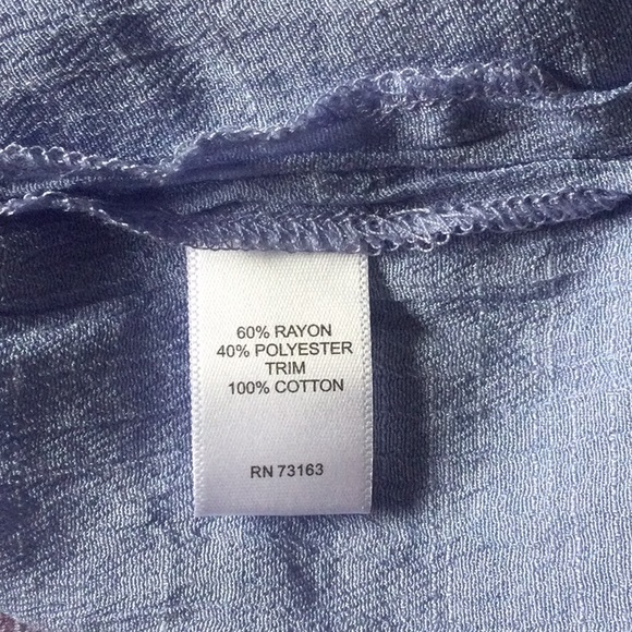 🆕 Spense Peasant Boho Top 💙🌼🌿 - Picture 6 of 7